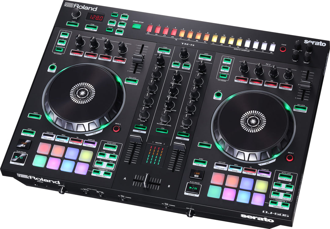 Roland DJ-505 Serato DJ Pro 対応 Roland DJ-505 2 Channel 4 Deck DJ Controller -inc Serato Pro