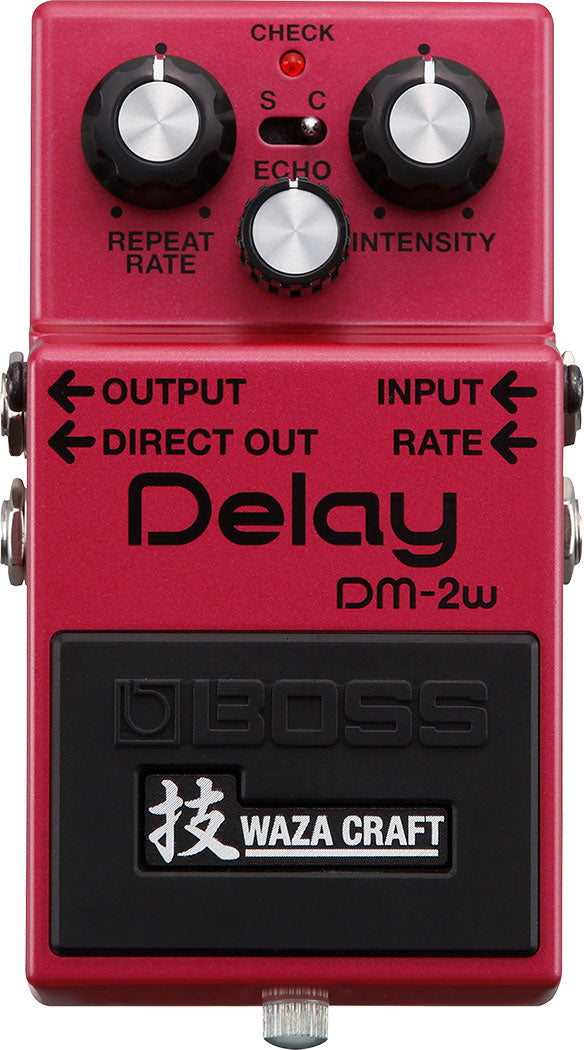 BOSS DM-2W Waza Craft Bucket Brigade Analog Delay Pedal