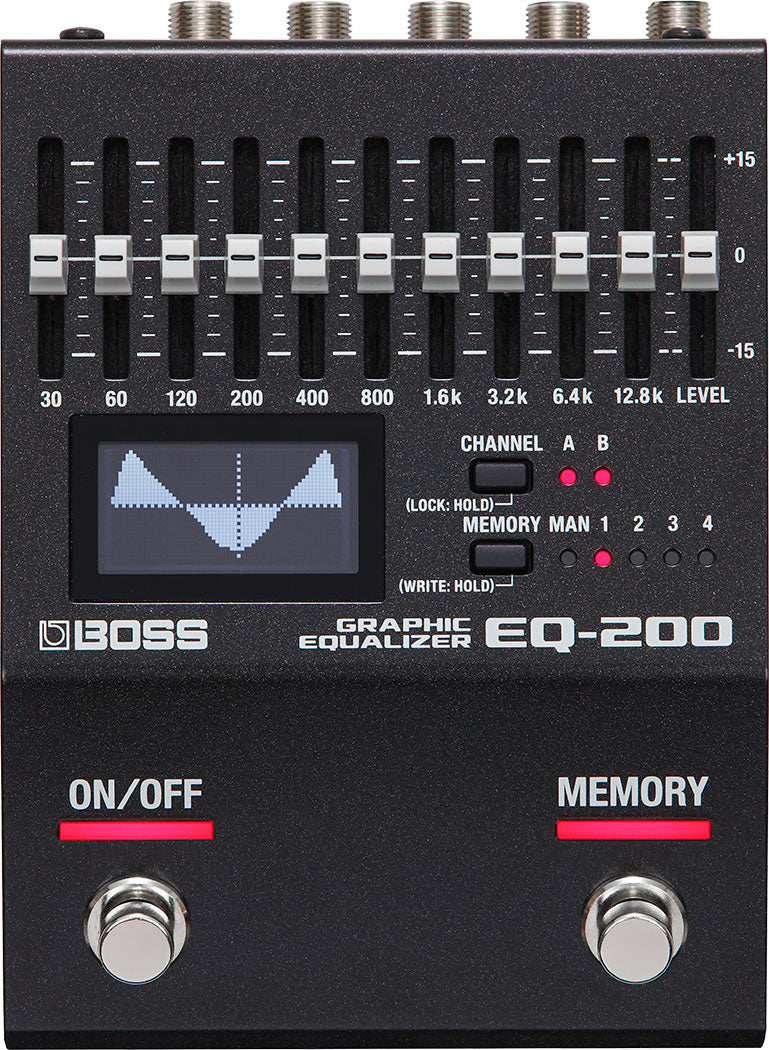 BOSS EQ-200 10 Band Graphic Equalizer with MIDI