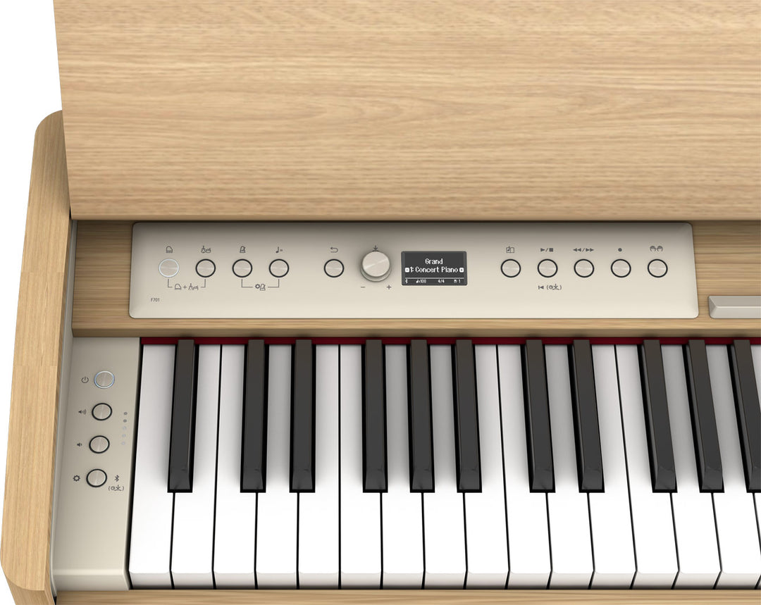 ローランド Roland F701 ライトオーク Roland F701-LA Compact, Digital Piano (Light Oak) – Roland Store