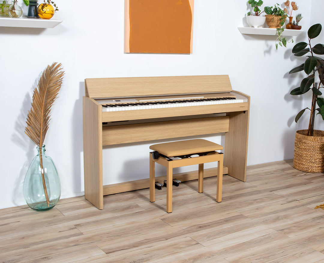 Roland F701-LA Compact, Digital Piano (Light Oak) – Roland Store