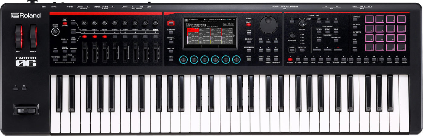 Roland FANTOM-06 Workstation 0-Series Synthesizer (61 Key)