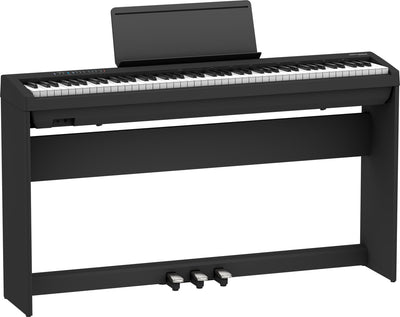 Roland FP-30X-BK Digital Piano (Black) with KSC-70 & KPD-70 Home Stand