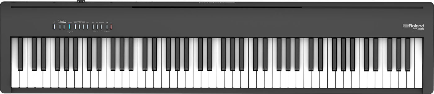 Roland FP-30X-BK Digital Piano (Black) with KSC-70 & KPD-70 Home Stand