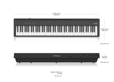 Roland FP-30X-WH Compact Digital Piano (White)