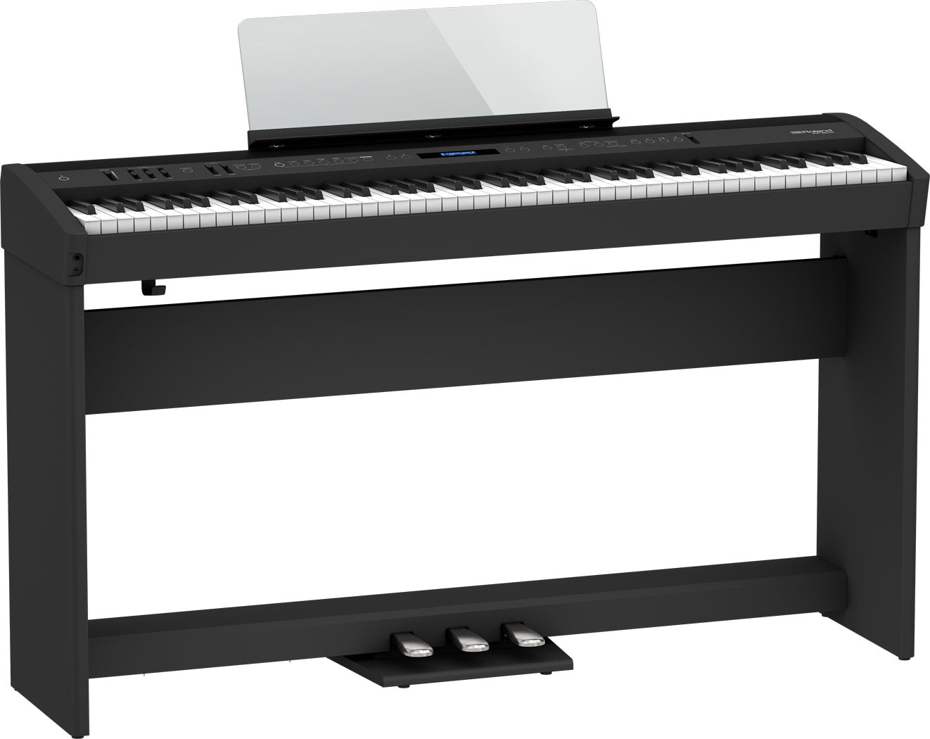 Roland FP-60X-BK Digital Piano (Black) with KSC-72 & KPD-90 Home Stand