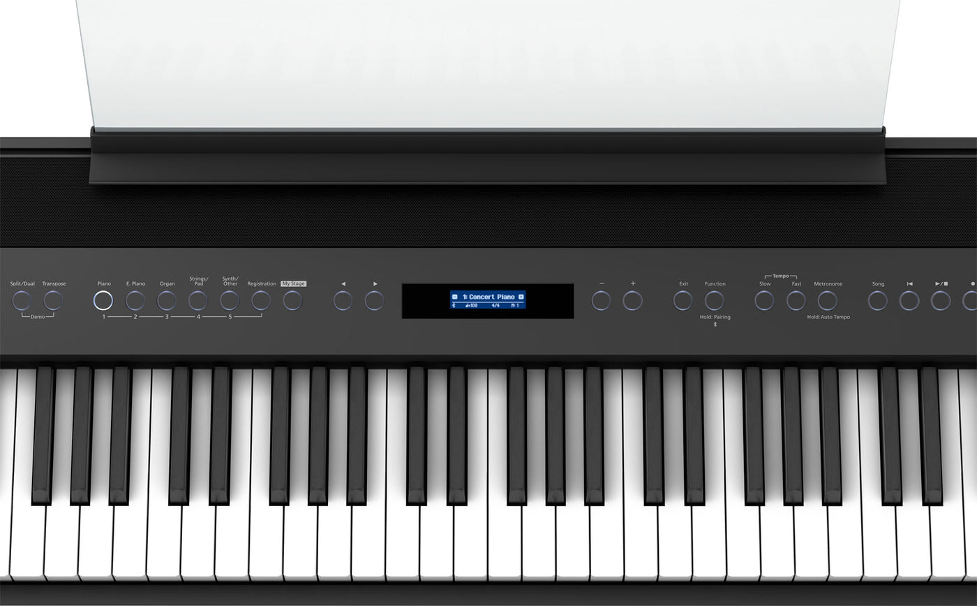 Roland FP-60X-BK Digital Piano (Black) with KSC-72 & KPD-90 Home Stand