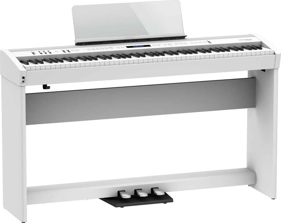 Roland FP-60X-WH Digital Piano (White) with KSC-72 & KPD-90 Home
