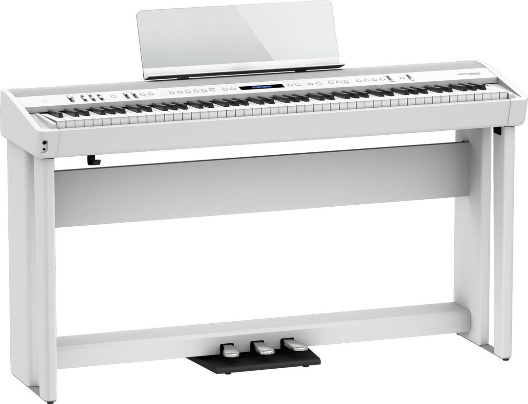 Roland FP-90X-WH Digital Piano (White) with KSC-90 & KPD-90 Home