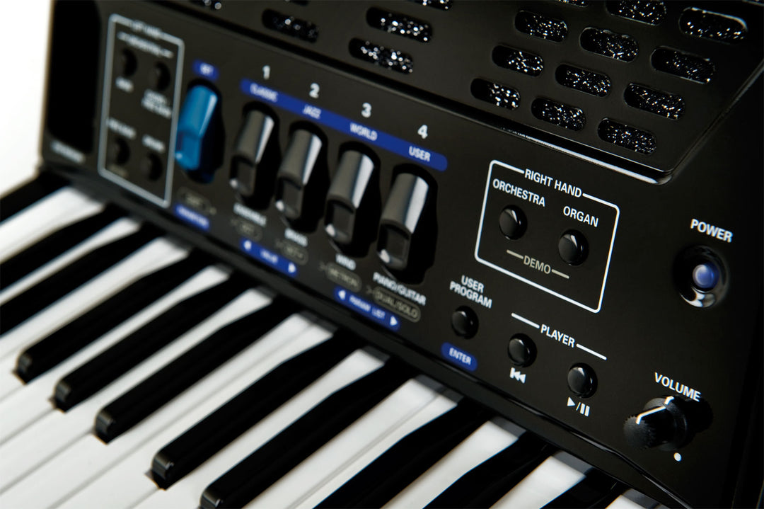 Roland ローランド FR-3XB BK V-Accordion Roland FR-3x Piano-type V-Accordion - Black | Sweetwater