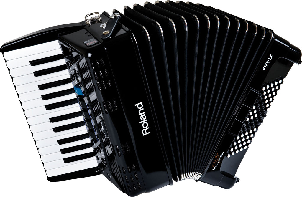 Roland FR-1X BK V-Accordion (Black, with Keys) – Roland Store London