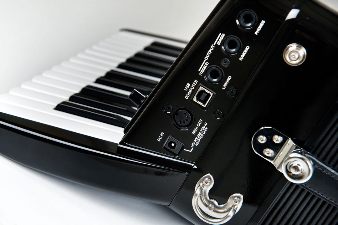Roland FR-1X BK V-Accordion (Black, with Keys) – Roland Store London