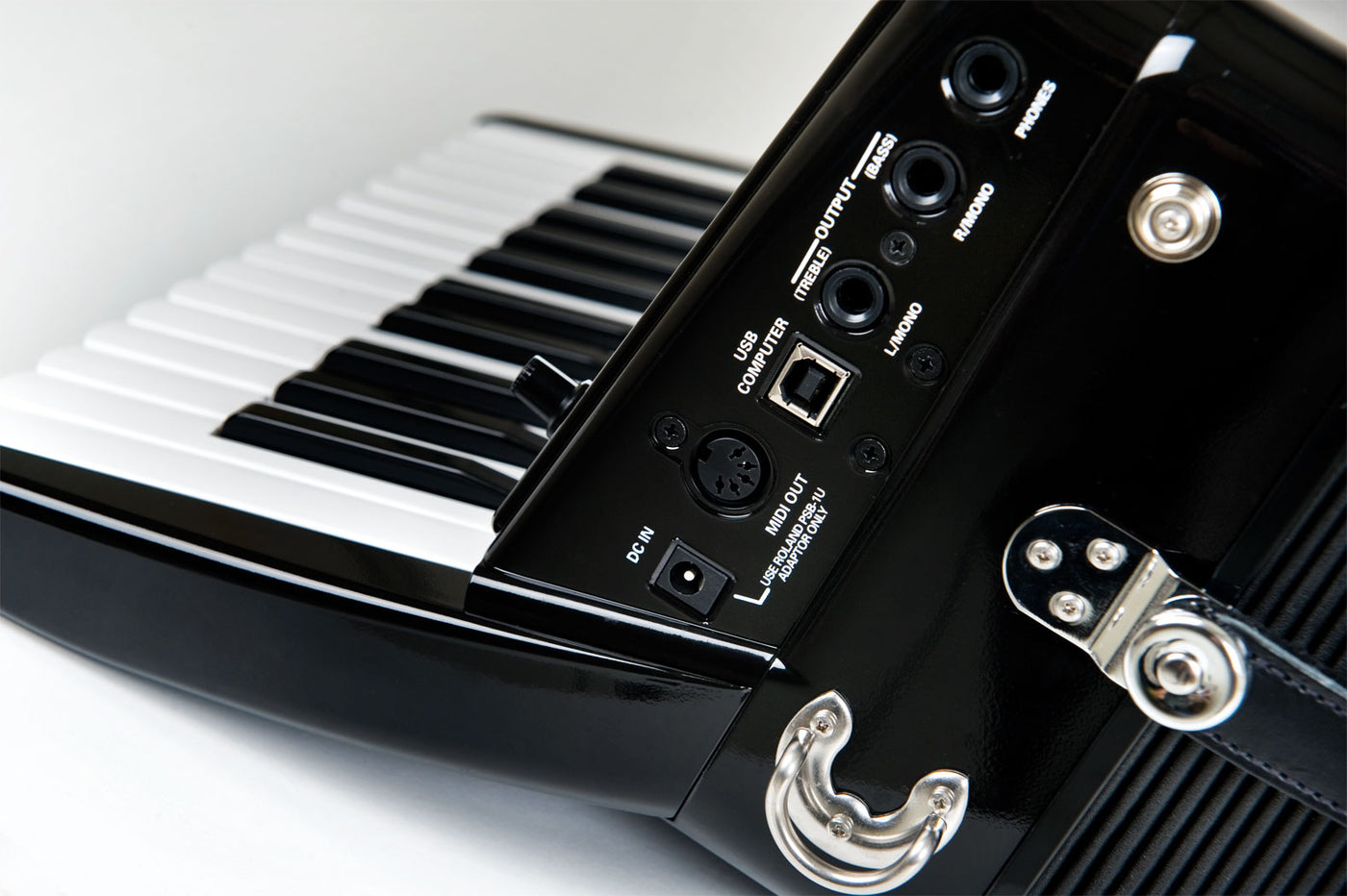 Roland FR-1X BK V-Accordion (Black, with Keys)