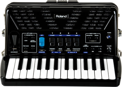 Roland FR-1X BK V-Accordion (Black, with Keys)