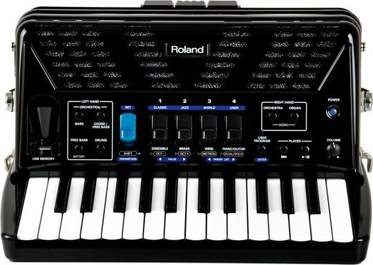 Roland FR-1X BK V-Accordion (Black, with Keys) – Roland