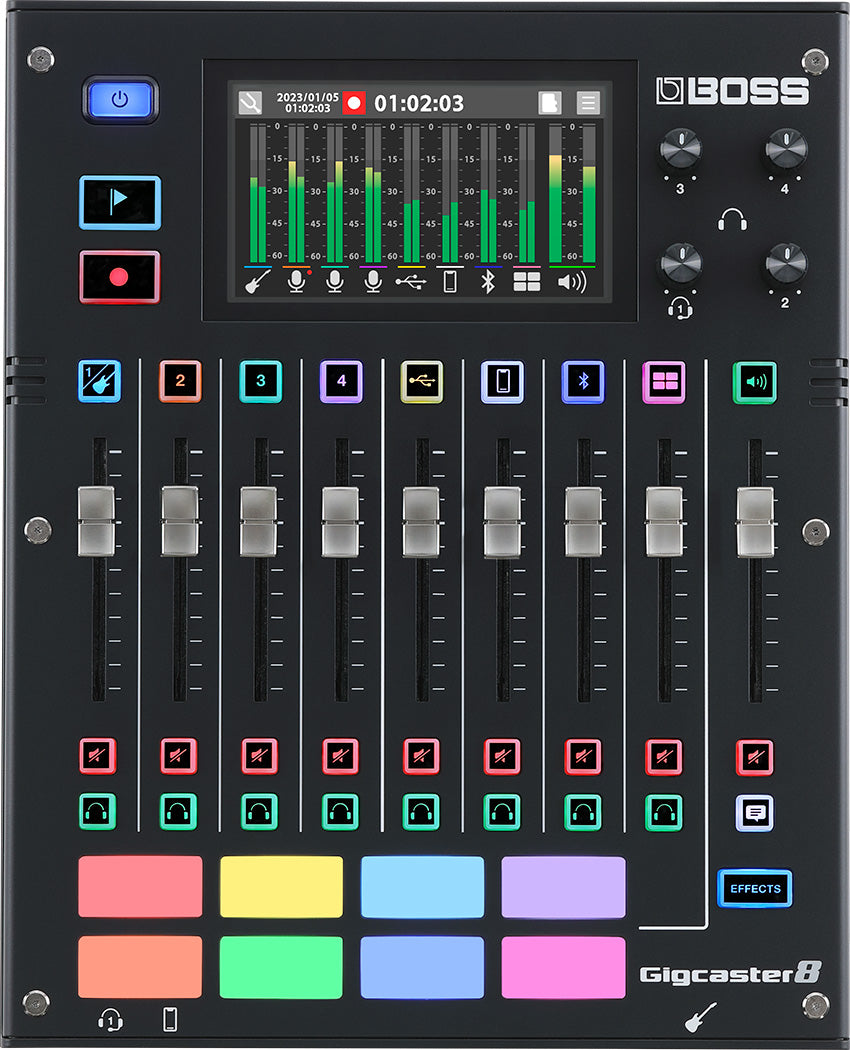 BOSS GCS-8 Gigcaster Audio Mixer