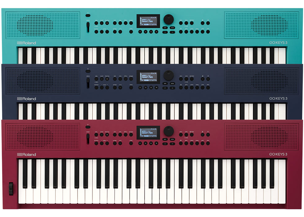 Roland GO:KEYS-3 Music Creation Keyboard (Turquoise) – Roland