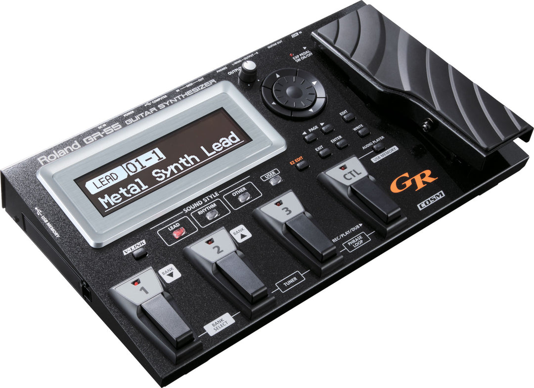 BOSS GR-55GK-BK Guitar Synthesizer with GK3 Pickup – Roland Store