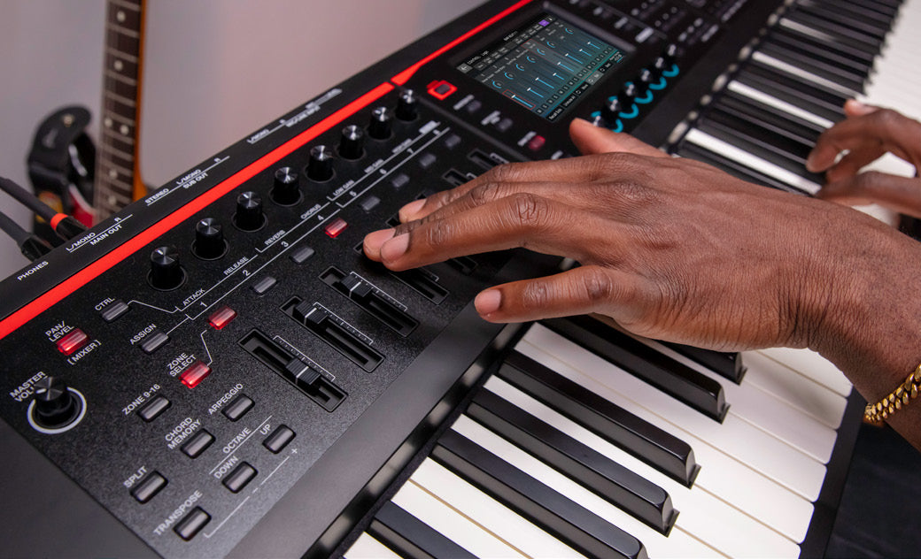 Roland FantomＧ6 ARX-01 ARX-02 YAMAHA ROLAND FantomG ARX-02 ELECTRIC PIANO - YouTube