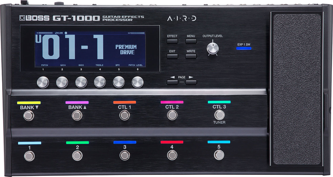 BOSS GT-1000 Multi Effects with New AIRD Technology