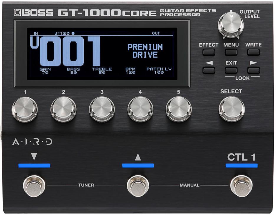 BOSS GT-1000CORE Multi Effects in Pedalboard Friendly Case