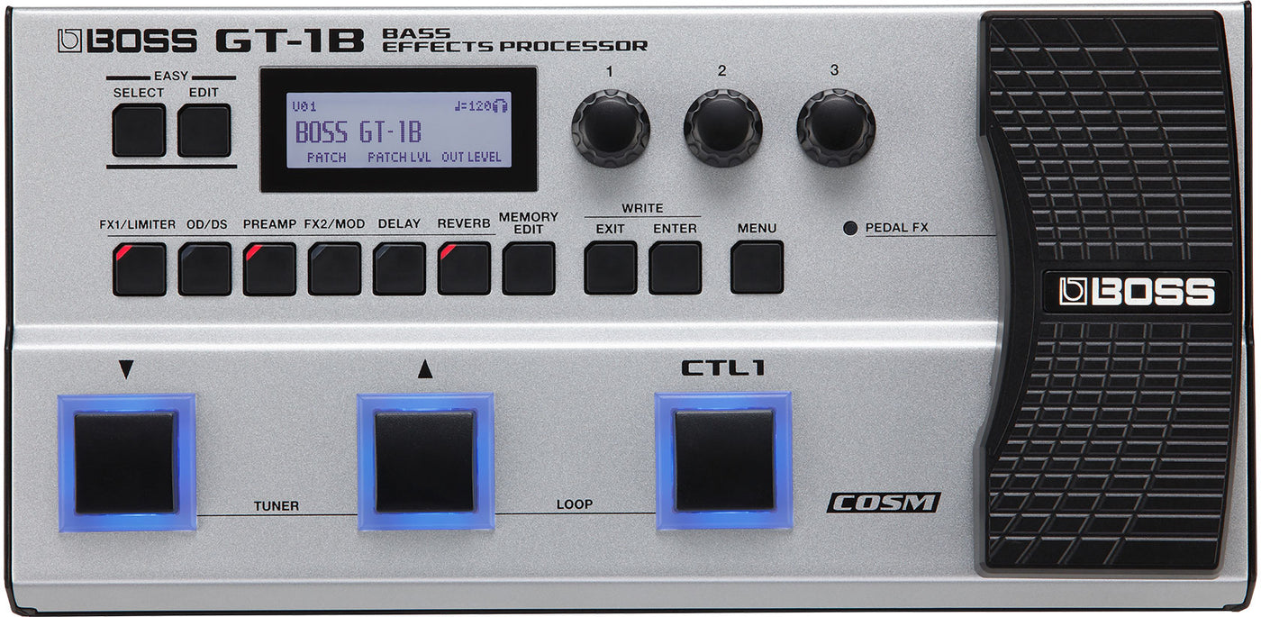 BOSS GT-1B Portable Floor Multi Effects For Bass