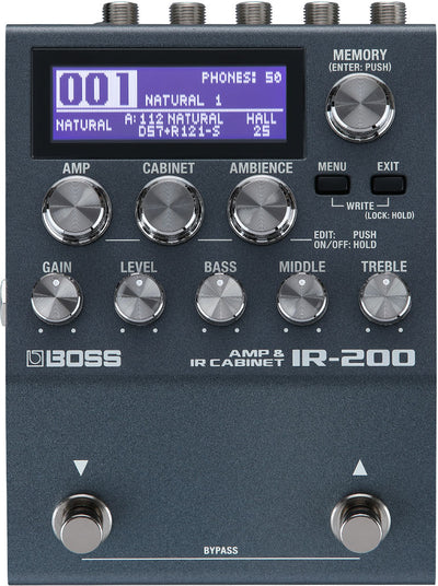 BOSS IR-200 Amp Modeller And Cabinet Impulse Response