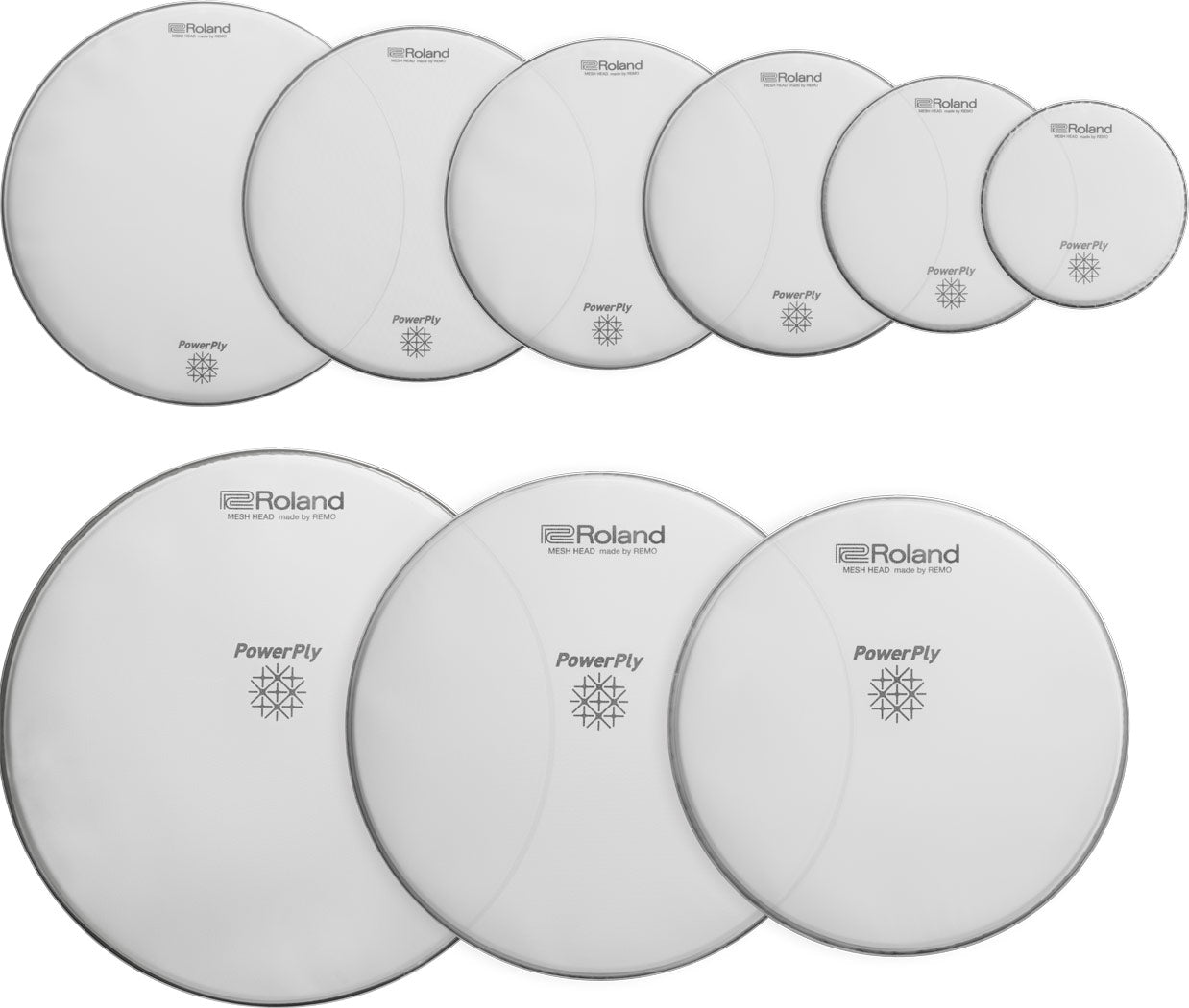 Roland MH2-20BD 20" 2-Ply Replacement Mesh-Head For Acoustic Bass Drums