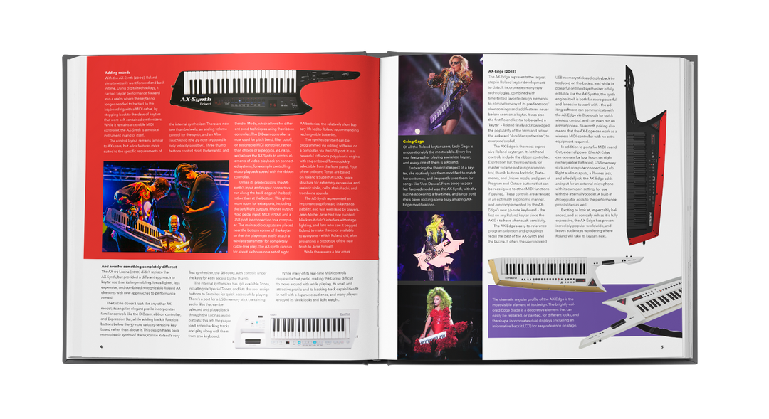 INSPIRE THE MUSIC Roland 50年史 Inspire the Music - 50 years of Roland History Hardback Book
