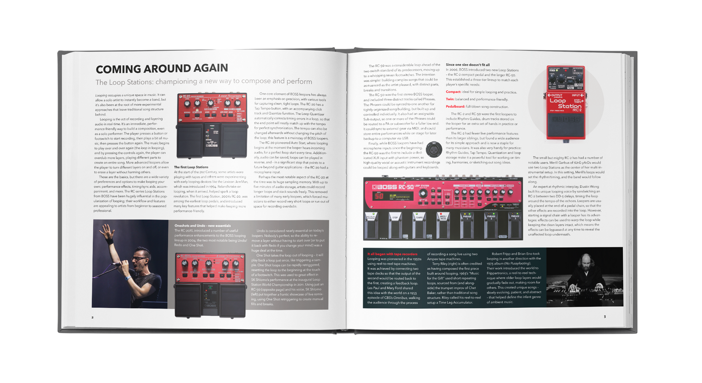 Inspire the Music - 50 years of Roland History Hardback Book
