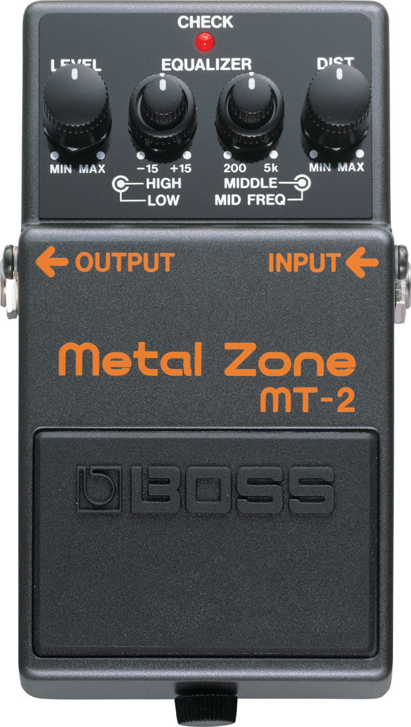 BOSS MT-2 Metal Zone, High Gain Distortion Pedal