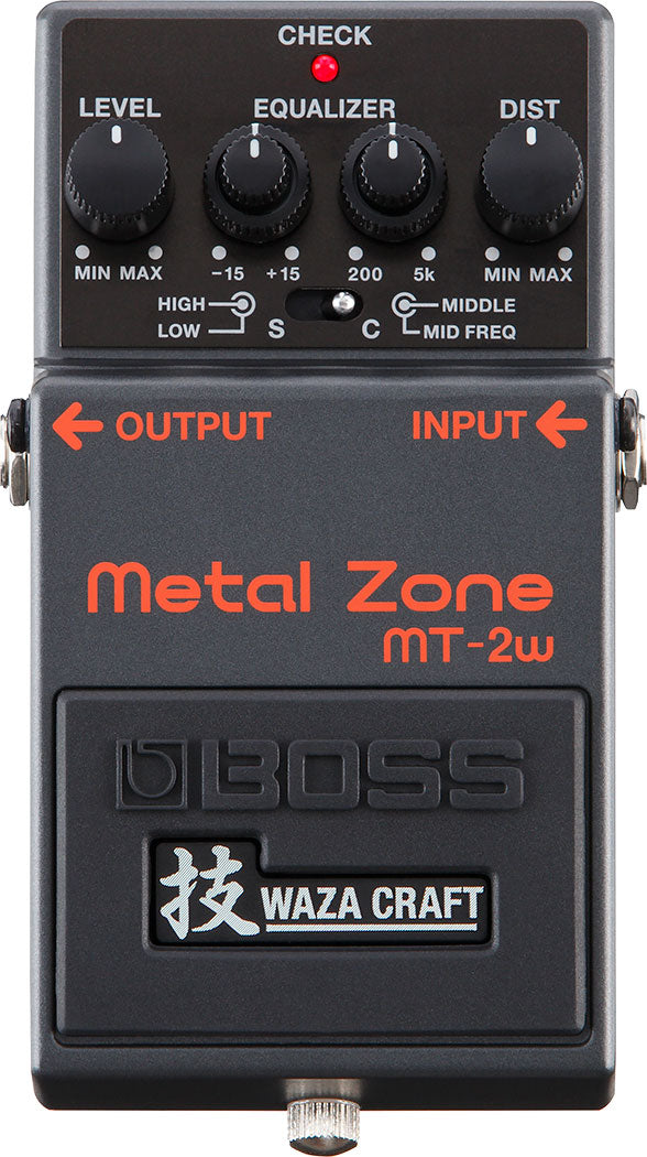 BOSS MT-2W Waza Craft Metal Zone Pedal