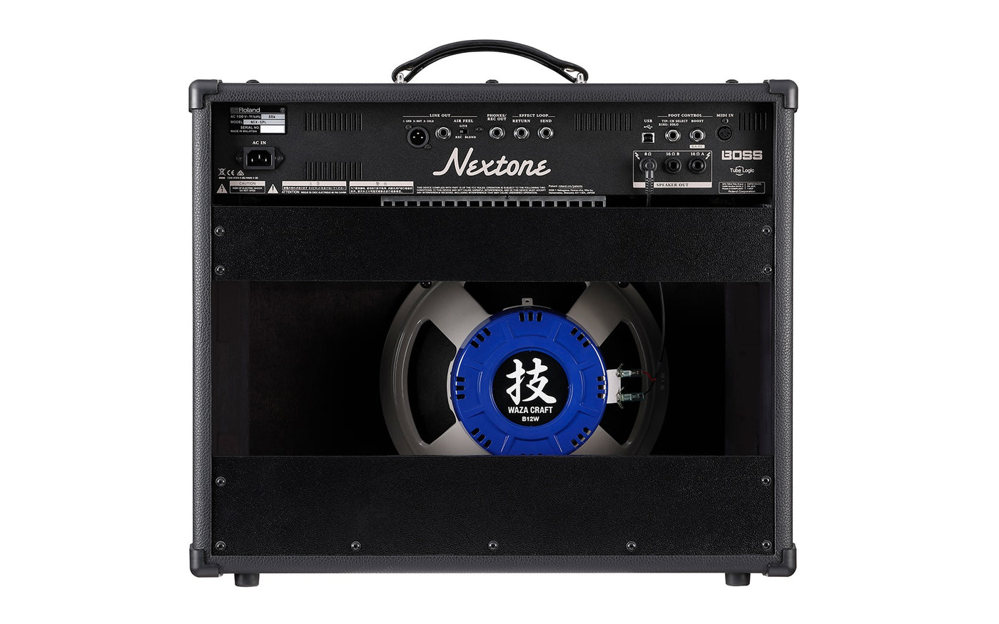 BOSS NEX-SPL Nextone Amplifier with Tube Logic and Custom Waza "Blue Bell" Speaker