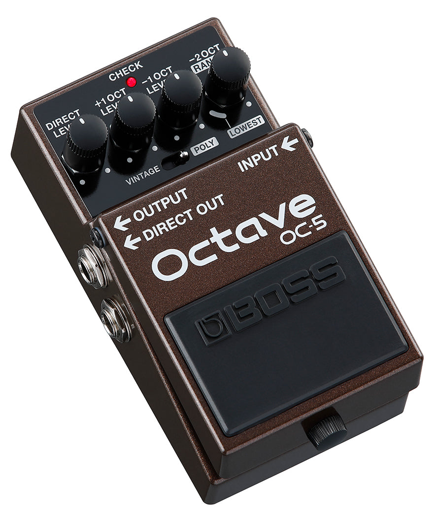 BOSS OC-5 Polyphonic Octave Pedal For Guitar And Bass