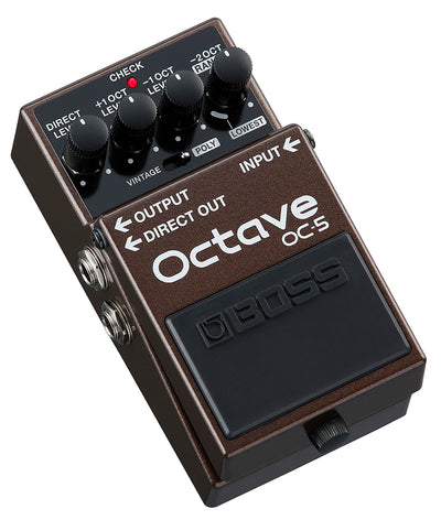 BOSS OC-5 Polyphonic Octave Pedal For Guitar And Bass