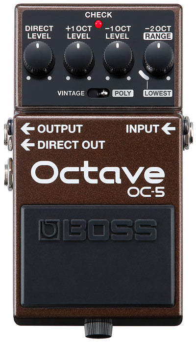 BOSS OC-5 Polyphonic Octave Pedal For Guitar And Bass