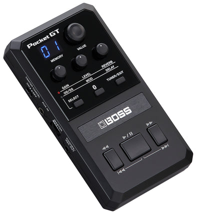 BOSS POCKET-GT Pocket Sized, Desktop Multi Effects Processer with Youtube Intergration