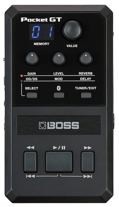 BOSS POCKET-GT Pocket Sized, Desktop Multi Effects Processer with Youtube Intergration