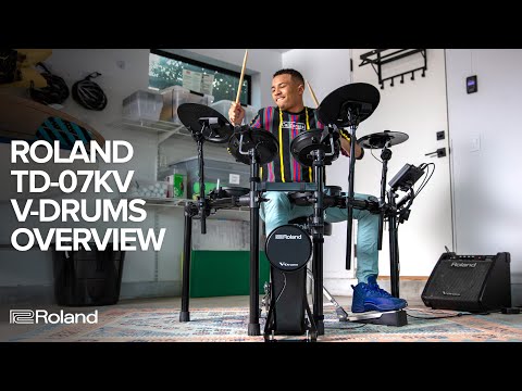 Roland TD-07KV Drum Kit with Hardware & Accessories