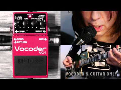 BOSS VO-1 Vocoder And Talk Box Compact with Mic In