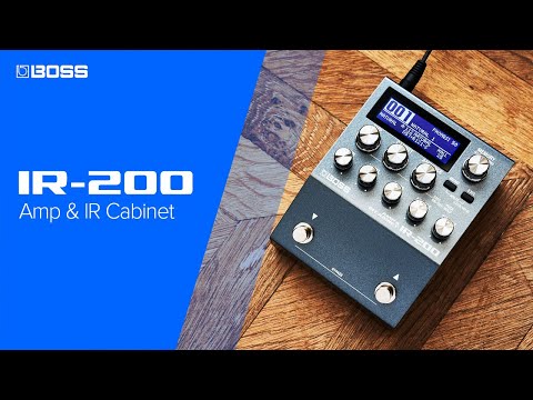 ir pedal BOSS IR-200 Amp Modeller And Cabinet Impulse Response – Roland Store London
