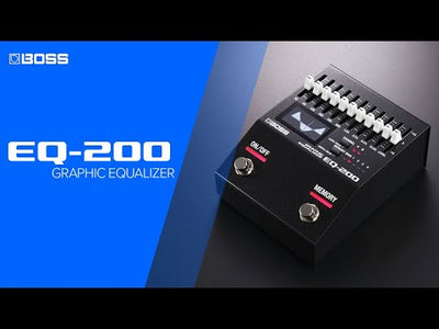 BOSS EQ-200 10 Band Graphic Equalizer with MIDI