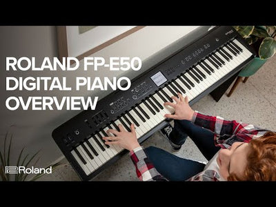 Roland FP-E50-BK Portable Piano with Accompaniments