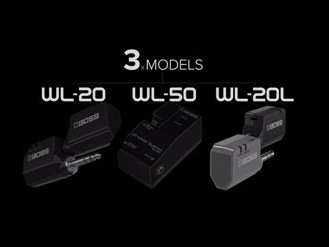 BOSS WL-20L Wireless System - Virtual Cable with 50 Feet Range