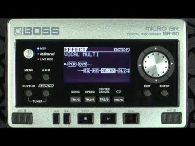 BOSS BR-80 Pocket Size 8 Track Digital Recorder