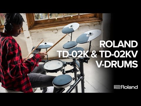 Roland TD-02KV Compact Drum Kit with Mesh Snare