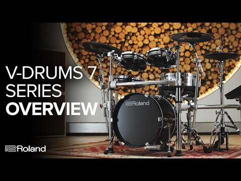 Roland VAD716-SW V-Drums Acoustic Design Kit (Satin Walnut), exc
