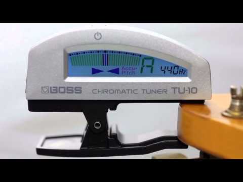 BOSS TU-10-RD Clip-On Chromatic Tuner (Red)
