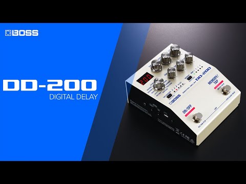 boss dd-200 digital delay pedal BOSS DD-200 Digital Delay with 12 Delay Modes and MIDI – Roland Store London