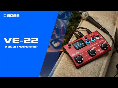 BOSS VE-22 Floor Based Vocal Effect Pedal